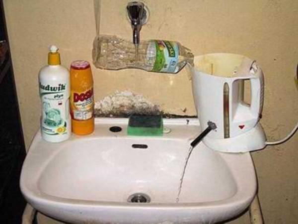 Hot water solution